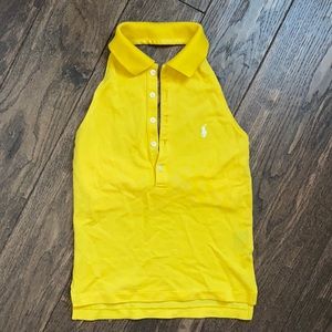 Yellow Ralph Lauren Halter top